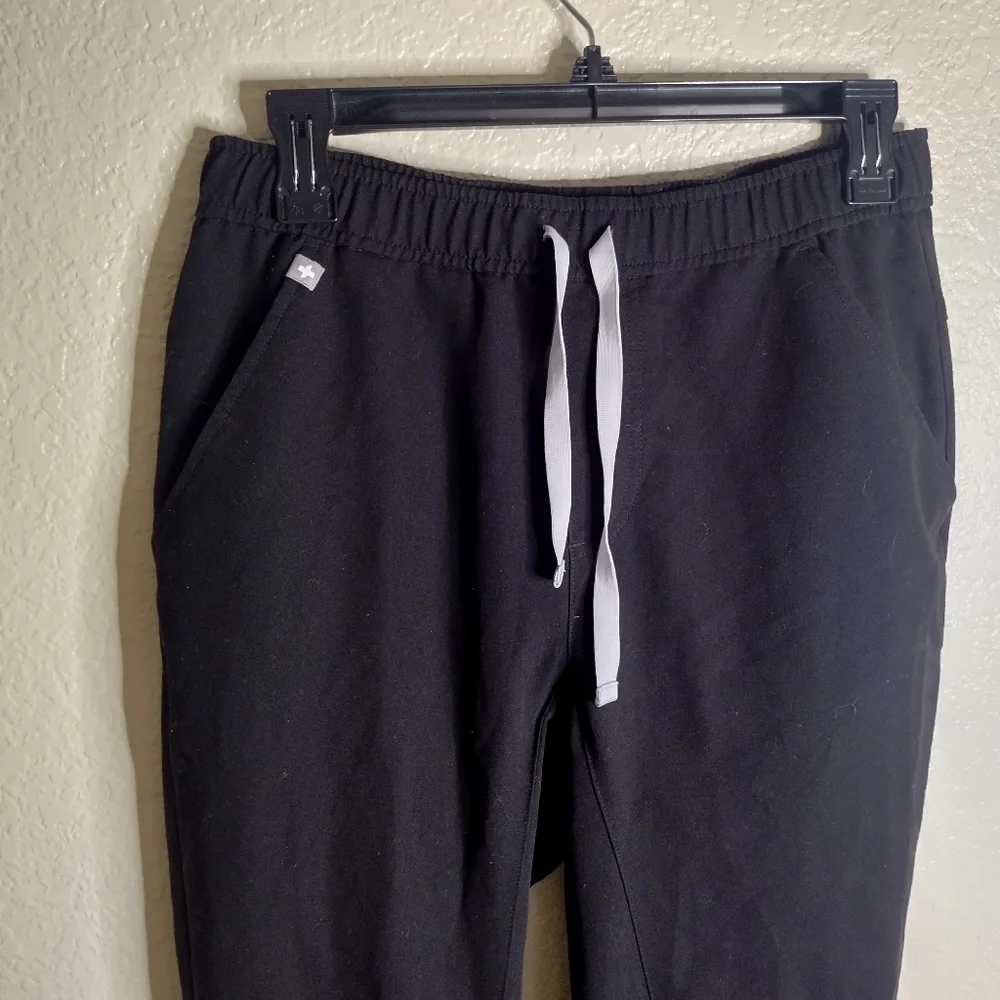 Figs Tansen Jogger Scrub Pants Black Sz S